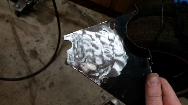 Again, die grinder and roloc sanding discs - much more control than a flap wheel on the angle grinder, good for small stuff like this